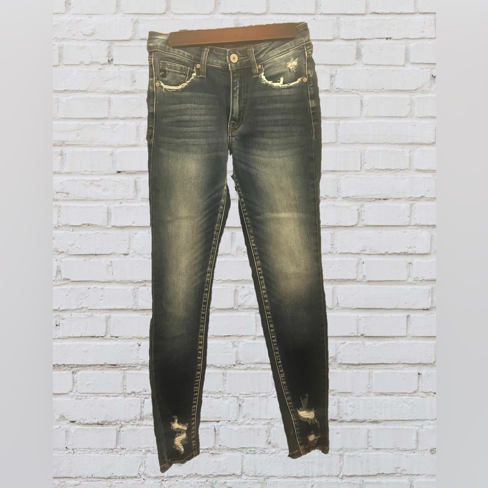 KANCAN MOLLY MID RISE SUPER SKINNY JEANS